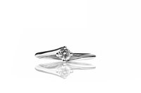 Anello Promesse Donna Amore in Oro bianco Diamante FE25/0,07-14 - FE25/0,07-14